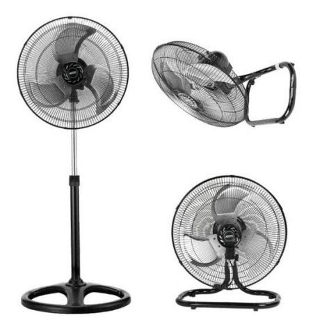 Ventilador de Pedestal, Piso y Pared MYAIR de 18" Modelo 3315 (3 en 1)