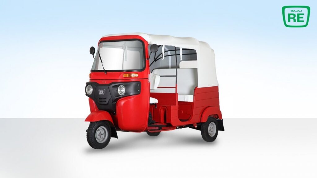 MOTOCARRO BAJAJ RE4S 205 CC COMPACT ROJO 2024 Casa Camejo