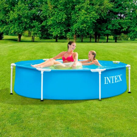 PISCINA INTEX CIRCULAR DE ESTRUCTURA METALICA DE 2.44M X 51CM 28205NP