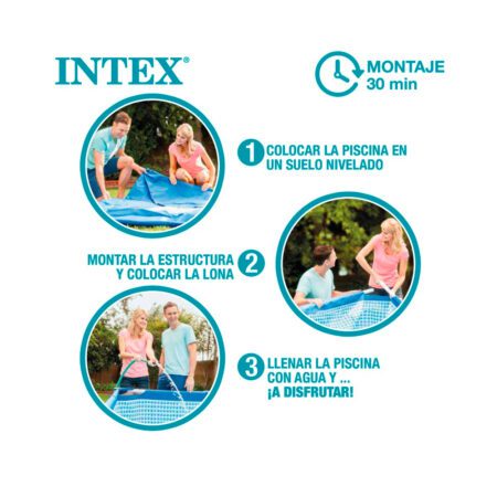 PISCINA INTEX CIRCULAR DE ESTRUCTURA METALICA DE 2.44M X 51CM 28205NP - Imagen 4