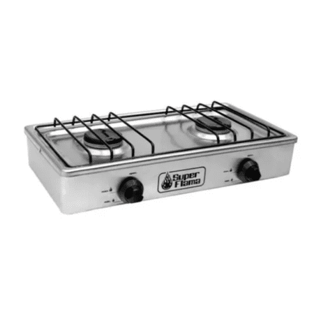 Parrilla Gas 2Q Super Flama Mod. P2QG Gris