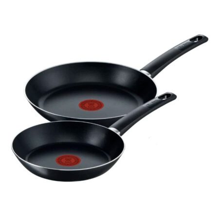 PAQUETE DE SARTENES T-FAL B2469384 20/24 CM NEGRO - Imagen 2