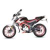 MOTOCICLETA VENTO FALKON 220CC BLANCO CON ROJO  2025 - Imagen 3