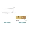 MINISPLIT MABE MOD. MMI12CABWCA6ME9 12,000 BTUS INVERTER 110V BCO - Imagen 3