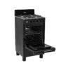 ESTUFA MIDEA 20" MOD.MGS20FS1BAABB CUBIERTA ACERO INOX. NEGRO - Imagen 3